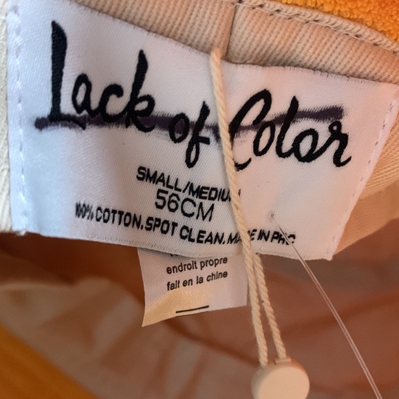 Lack of Color Tangerine Terry Wave Bucket Hat new with tags - Picture 10 of 10